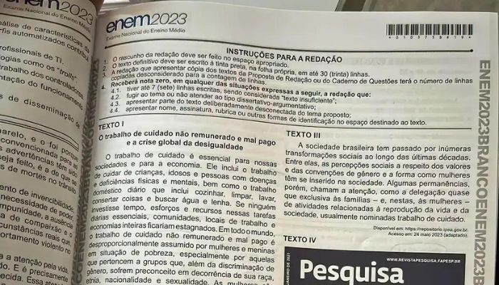  Enem: confira a cartilha da redação e tire suas dúvidas 